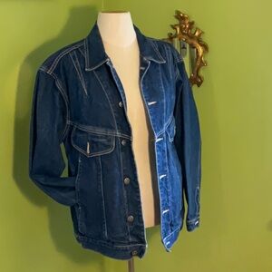 Vintage 80s Bonjour jean jacket